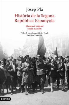 portada Història de la Segona República Espanyola (1929-Abril 1933): Manuscrit Original Català Inacabat: 262 (L'Ancora) (en Catalá)