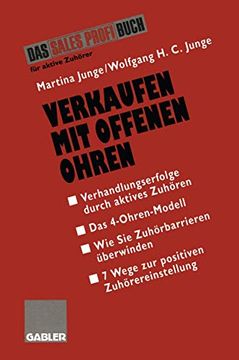 portada Verkaufen Mit Offenen Ohren: Verhandlungserfolge Durch Aktives Zuhören (en Alemán)
