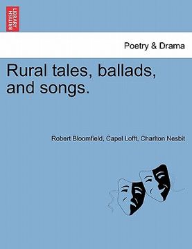 portada rural tales, ballads, and songs. (en Inglés)