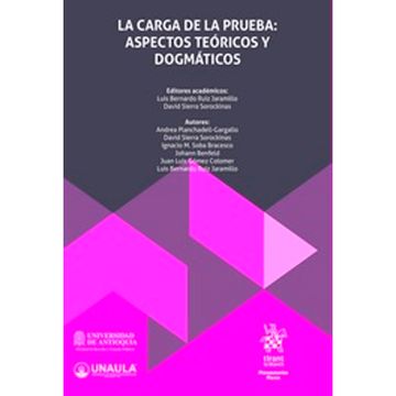 portada La carga de la prueba: aspectos teóricos y dogmáticos