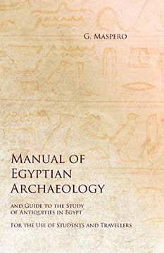 portada Manual of Egyptian Archaeology and Guide to the Study of Antiquities in Egypt - for the use of Students and Travellers (en Inglés)
