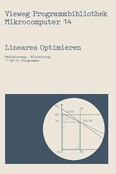 portada Lineares Optimieren: Maximierung -- Minimierung (en Alemán)