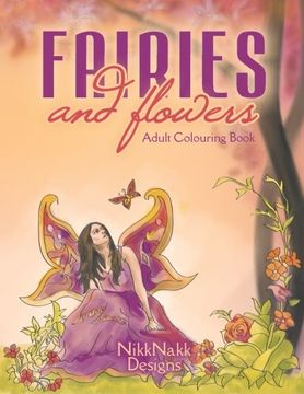 portada Fairies and Flowers: Adult Colouring Book