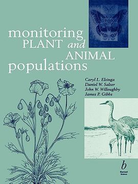 portada monitoring plant and animal populations: a handbook for field biologists (en Inglés)