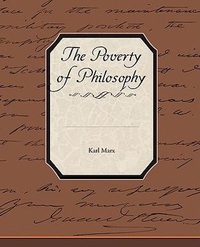 portada the poverty of philosophy (in English)