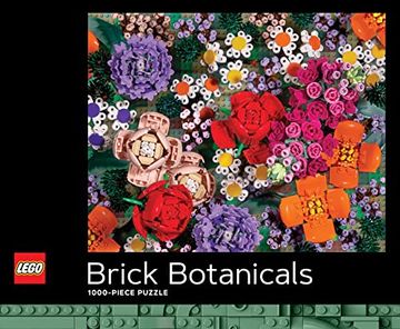 portada Chronicle Books Lego Brick Botanicals 1,000-Piece Puzzle (en Inglés)