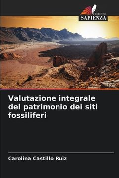 portada Valutazione integrale del patrimonio dei siti fossiliferi (en Italiano)
