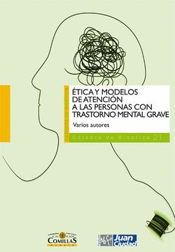 portada Ética y Modelos de Atención a las Personas con Trastorno Mental Grave (in Spanish)