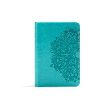 portada Kjv Large Print Compact Reference Bible, Teal Leathertouch 
