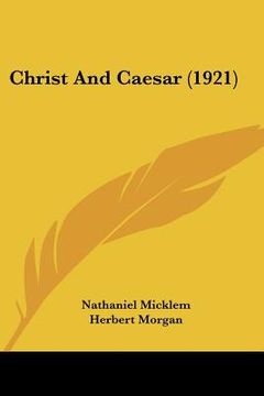 portada christ and caesar (1921) (en Inglés)