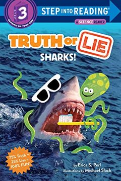 portada Truth or Lie: Sharks! (Step Into Reading) (en Inglés)