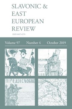 portada Slavonic & East European Review (97: 4) October 2019 (in English)