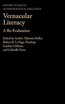 portada Vernacular Literacy: A Re-Evaluation (Oxford Studies in Anthropological Linguistics) (in English)