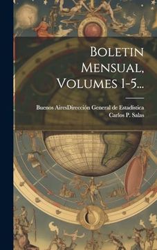 portada Boletin Mensual, Volumes 1-5.