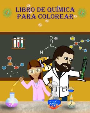 portada Libro de Química para Colorear: ¡¡¡Aprende y diviértete coloreando sobre herramientas de química!!!