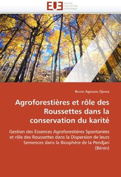 portada Agroforestieres Et Role Des Roussettes Dans La Conservation Du Karite