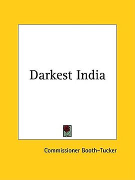 portada darkest india (en Inglés)