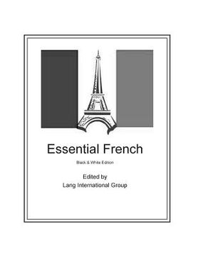 portada Essential French - Black & White Edition (en Inglés)