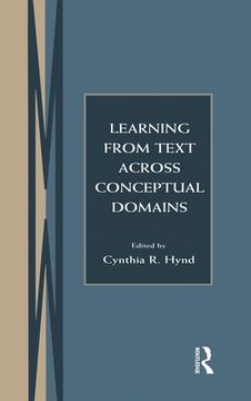 portada learning from text across conceptual domains (en Inglés)