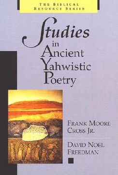portada studies in ancient yahwistic poetry (en Inglés)