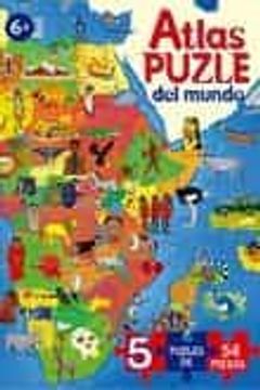 portada Atlas Puzle del Mundo (5 Puzles de 54 Piezas) (in Spanish)