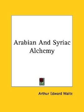 portada arabian and syriac alchemy (en Inglés)