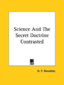 portada science and the secret doctrine contrasted (en Inglés)