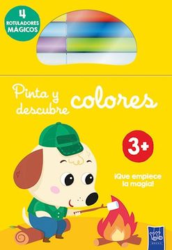 portada Pinta y Descubre Colores: Perro