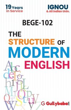 portada BEGE-102/ EEG-02 The Structure of Modern English (in English)