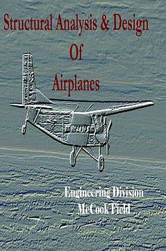 portada structural analysis and design of airplanes (en Inglés)