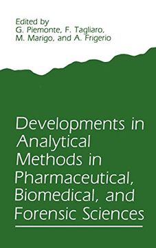 portada Developments in Analytical Methods in Pharmaceutical, Biomedical, and Forensic Sciences 
