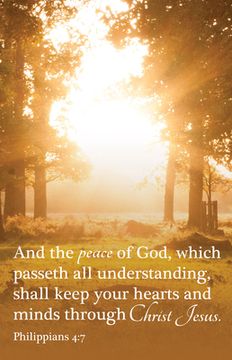 portada General Worship Bulletin: The Peace of God (Package of 100): Philippians 4:7 (Kjv)
