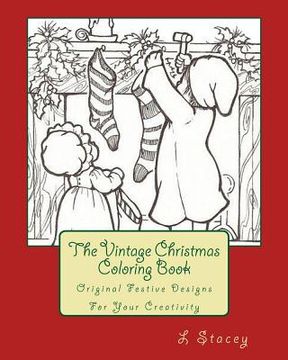 portada The Vintage Christmas Coloring Book: Original Festive Designs For Your Creativity (en Inglés)