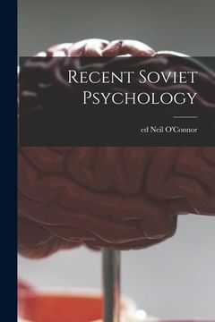 portada Recent Soviet Psychology (en Inglés)