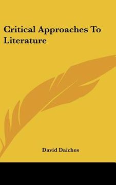 portada critical approaches to literature
