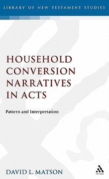 portada household conversion narratives in acts (en Inglés)