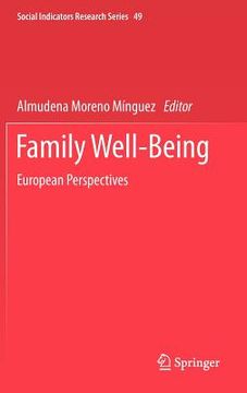 portada family well-being: european perspectives (en Inglés)