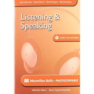 portada macmillan bach skills listening speaking (en Inglés)