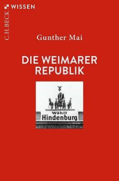 portada Die Weimarer Republik (Beck'sche Reihe) (en Alemán)