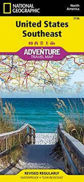 portada United States, Southeast map (National Geographic Adventure Map, 3126) (en Inglés)