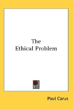 portada the ethical problem (en Inglés)