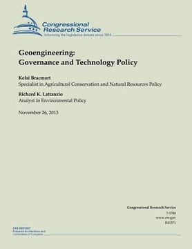 portada Geoengineering: Governance and Technology Policy (en Inglés)