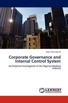 portada corporate governance and internal control system (en Inglés)