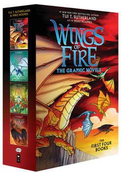 portada Wings of Fire Graphix Paperback box set (The Dragonet Prophecy, the Lost Heir, the Hidden Kingdom and the Dark Secret): The Dragonet Prophecy (in English)
