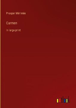 portada Carmen: In Large Print (en Inglés)