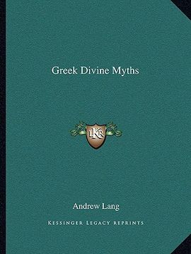 portada greek divine myths (in English)