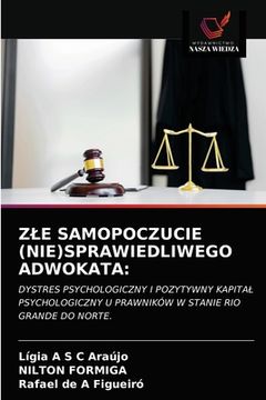portada Zle Samopoczucie (Nie)Sprawiedliwego Adwokata (en Polaco)