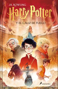 portada Harry Potter y el Cáliz de Fuego (Harry Potter [Edición con Ilustraciones de Xavier Bonet] 4)