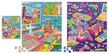 portada Cozy Gamer 2-In-1 Double-Sided 500-Piece Puzzle (in English)
