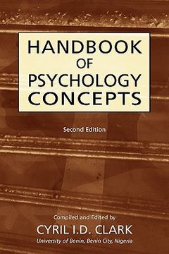 portada handbookof psychology concepts (in English)